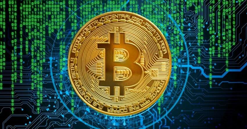 Decorative bitcoin image