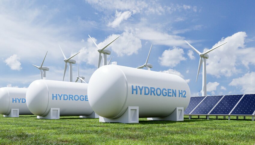 Clean hydrogen containers